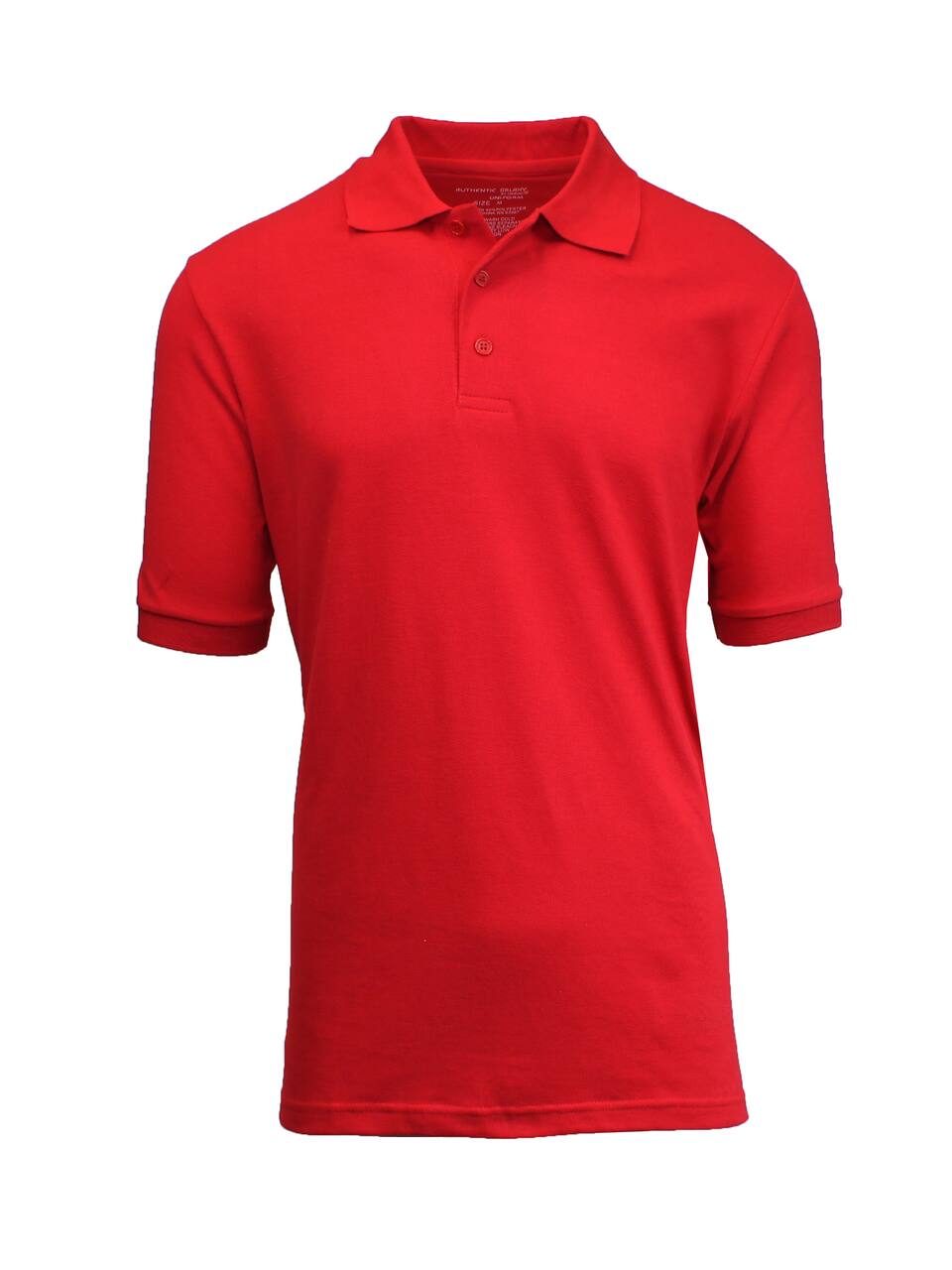 Galaxy By Harvic School Uniform Short Sleeve Men's Pique Polo Shirt